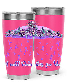 Umbrella Remember AlzheimerS Awareness 218#- alzheimers- Tumbler