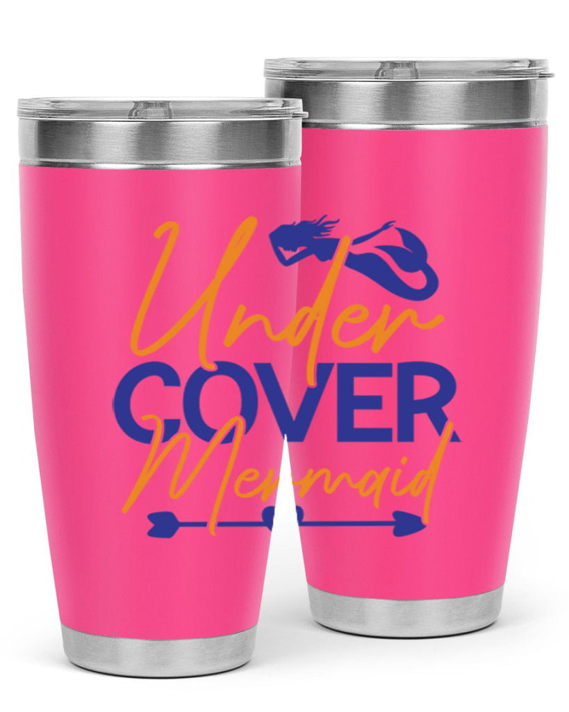 Under Cover Mermaid 636#- mermaid- Tumbler