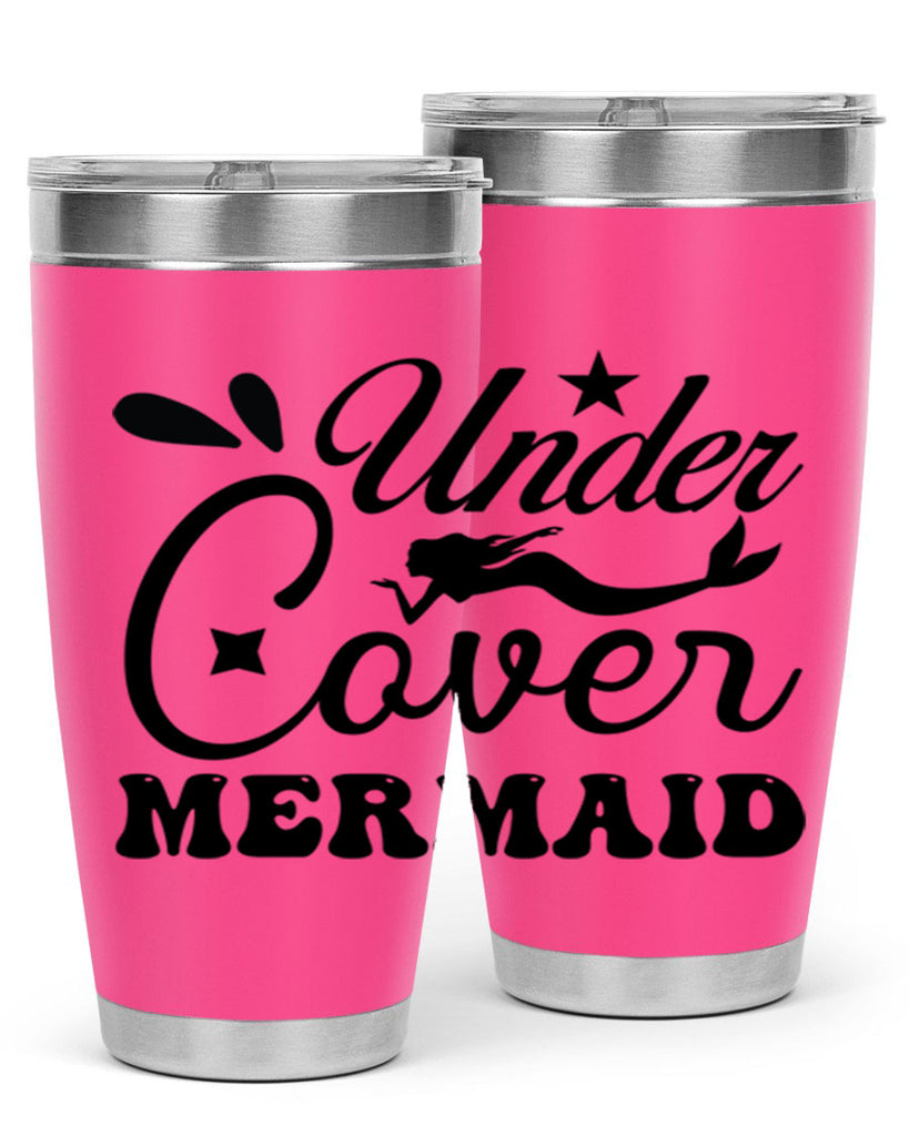 Under cover mermaid 646#- mermaid- Tumbler