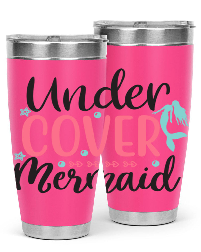 Undercover Mermaid 656#- mermaid- Tumbler