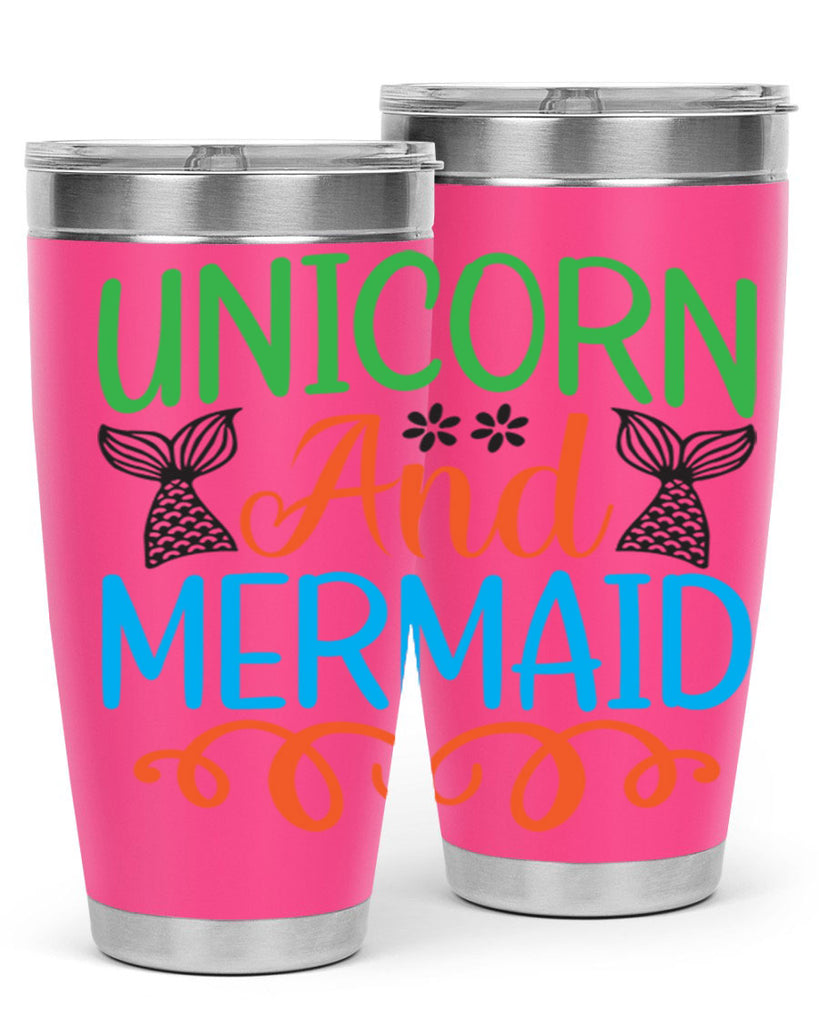 Unicorn And Mermaid 659#- mermaid- Tumbler