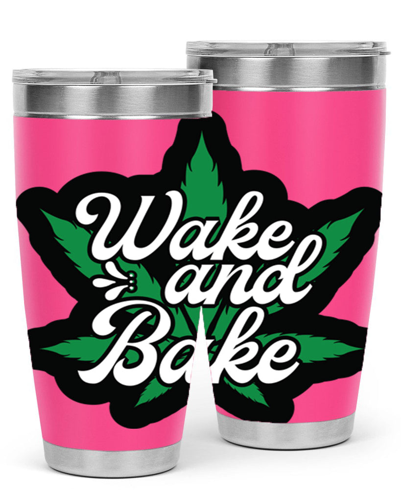 Wake and bake 273#- marijuana- Tumbler