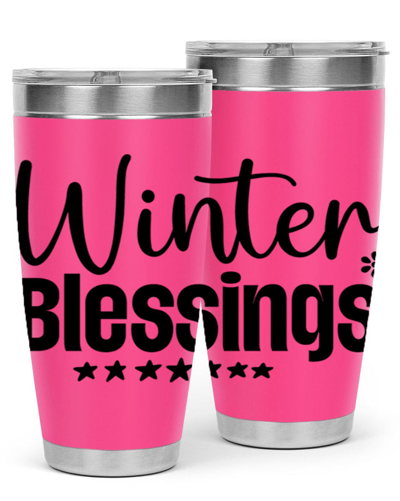 Winter Blessings497#- winter- Tumbler