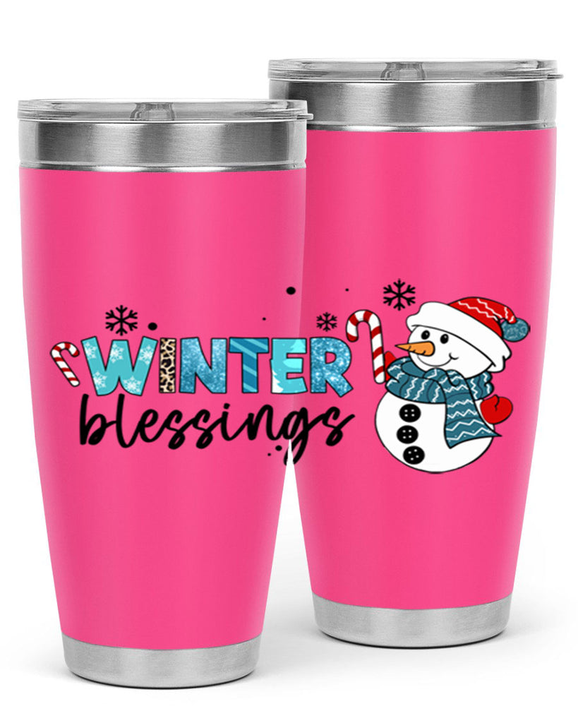 Winter blessings 570#- winter- Tumbler