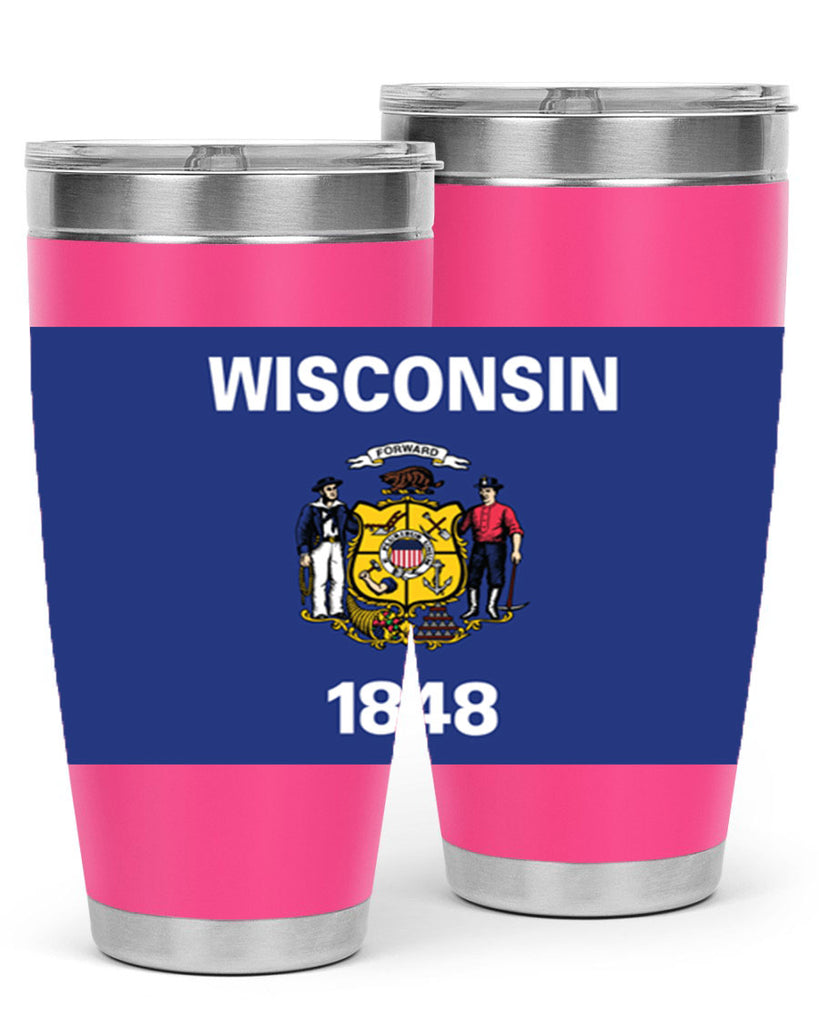 Wisconsin 2#- stateflags- Tumbler