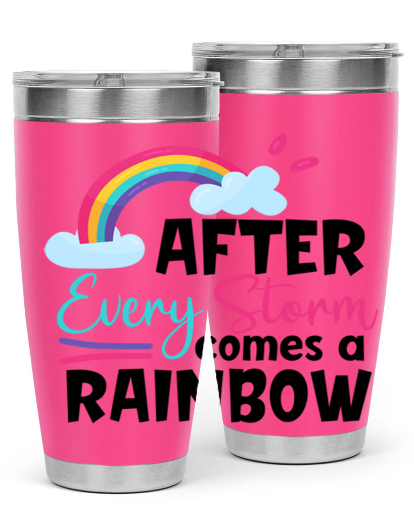 after every storm comes a rainbow Style 291#- baby- tumbler