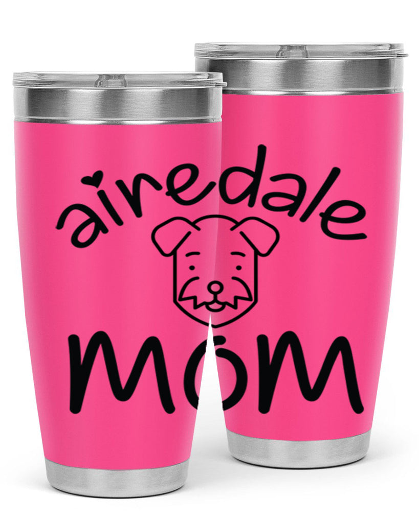 airedale mom 224#- mom- Tumbler