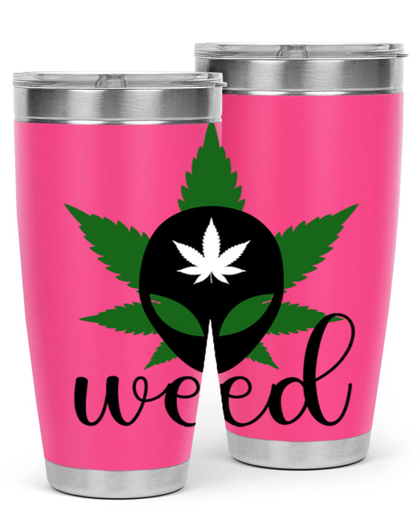 alien weed 12#- marijuana- Tumbler