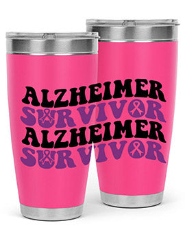 alzheimer survivor 9#- alzheimers- Tumbler