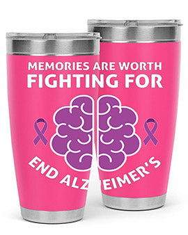 alzheimers awareness style 34#- alzheimers- Tumbler