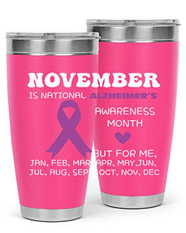 alzheimers awareness style 51#- alzheimers- Tumbler