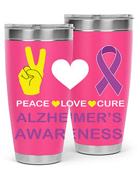 alzheimers awareness style 70#- alzheimers- Tumbler