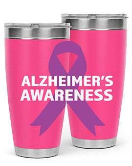 alzheimers awareness style 78#- alzheimers- Tumbler