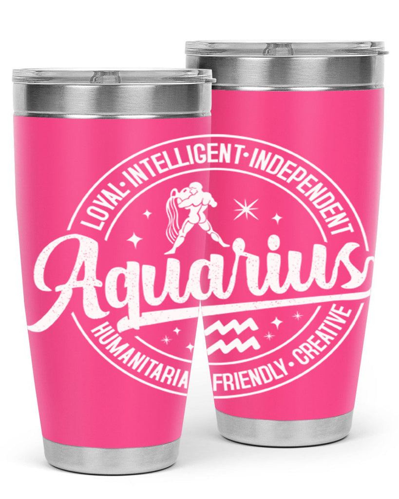 aquarius 77#- zodiac- Tumbler