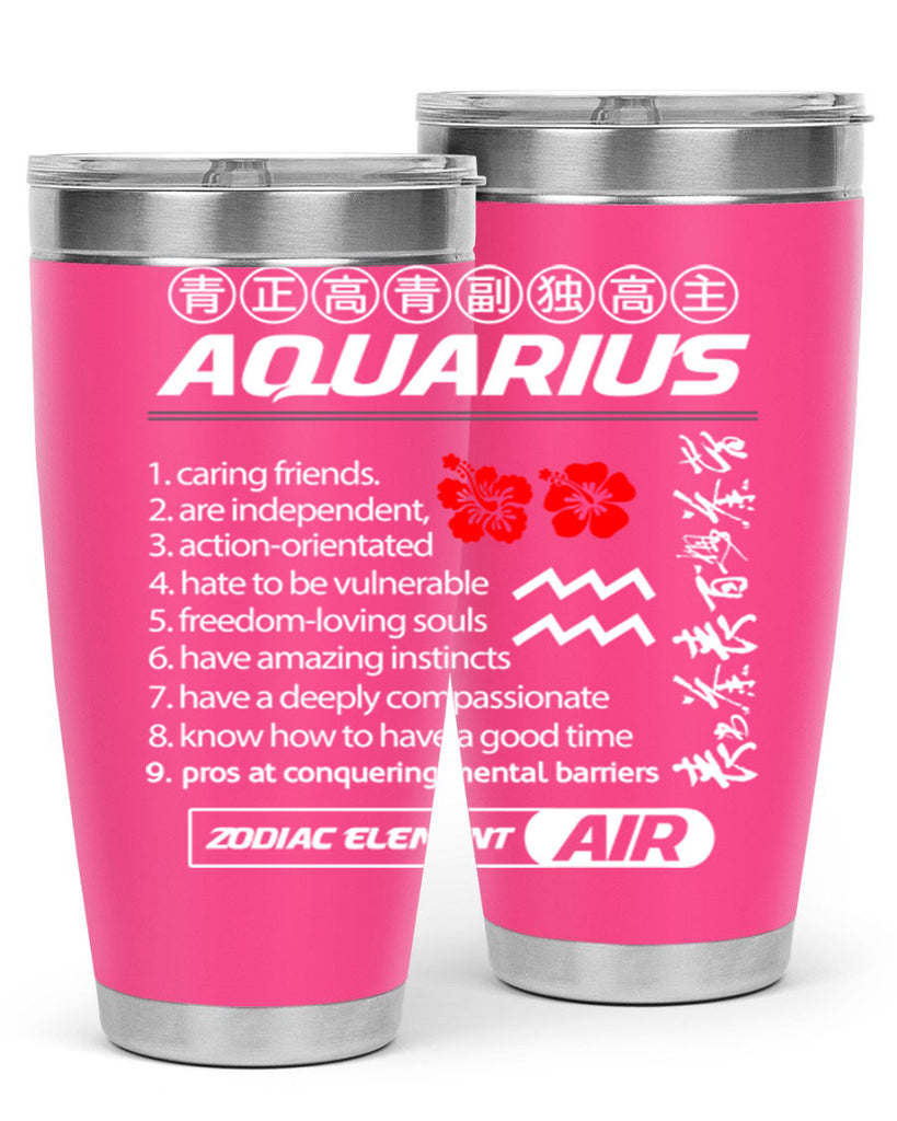 aquarius 85#- zodiac- Tumbler