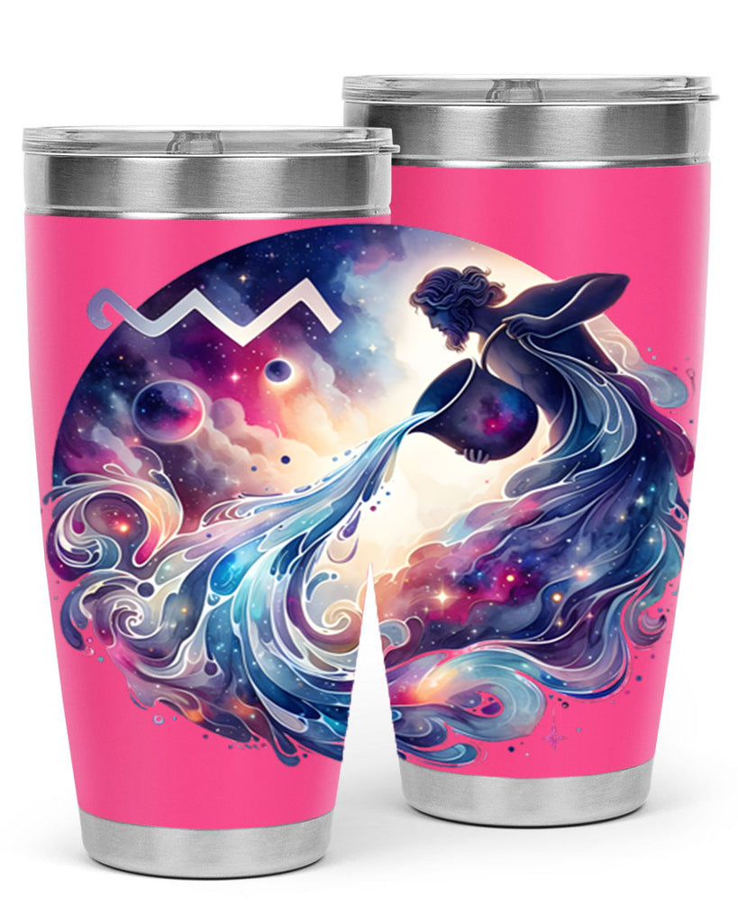 aquarius 89#- zodiac- Tumbler