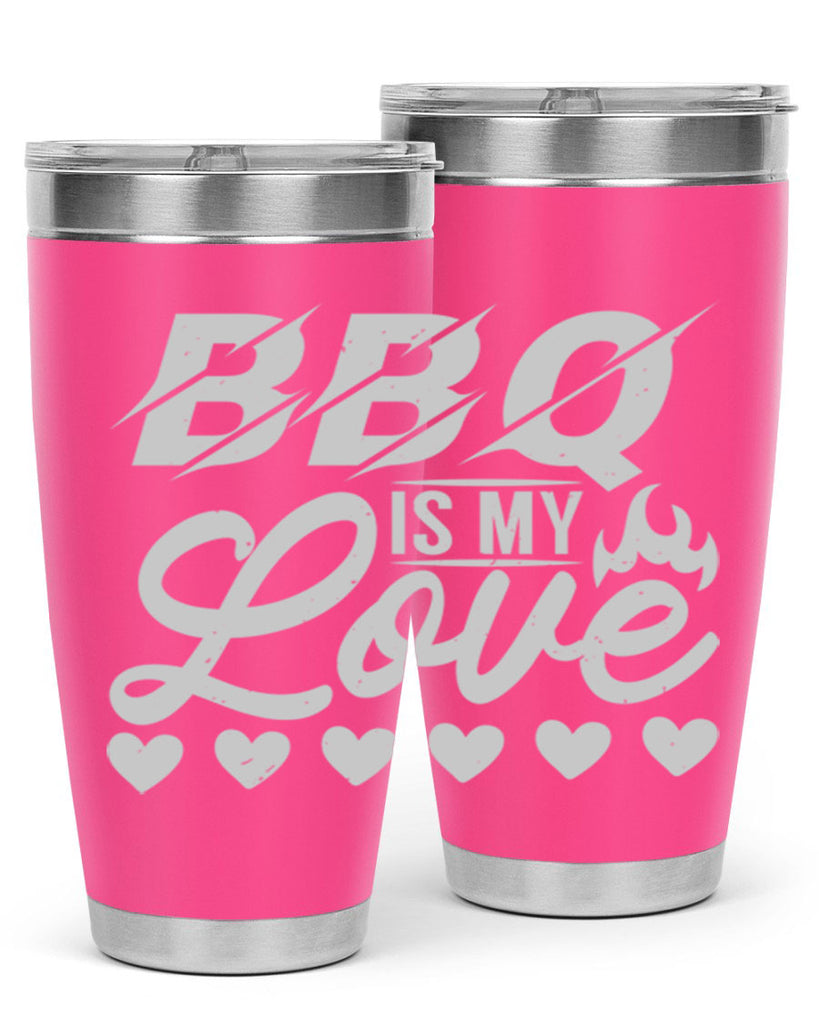 bbq is my love 17#- bbq- Tumbler