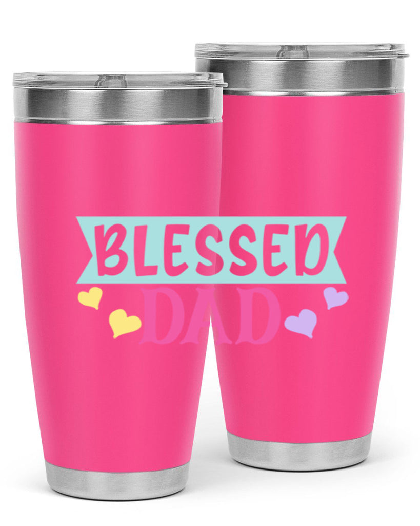 blessed dad 37#- dad- Tumbler