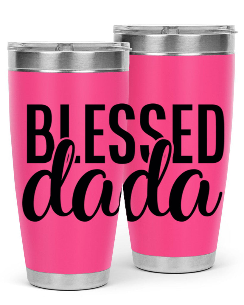 blessed dada 34#- dad- Tumbler