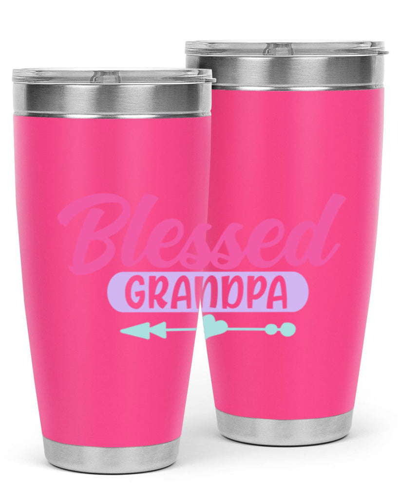 blessed grandpa 75#- grandpa - papa- Tumbler