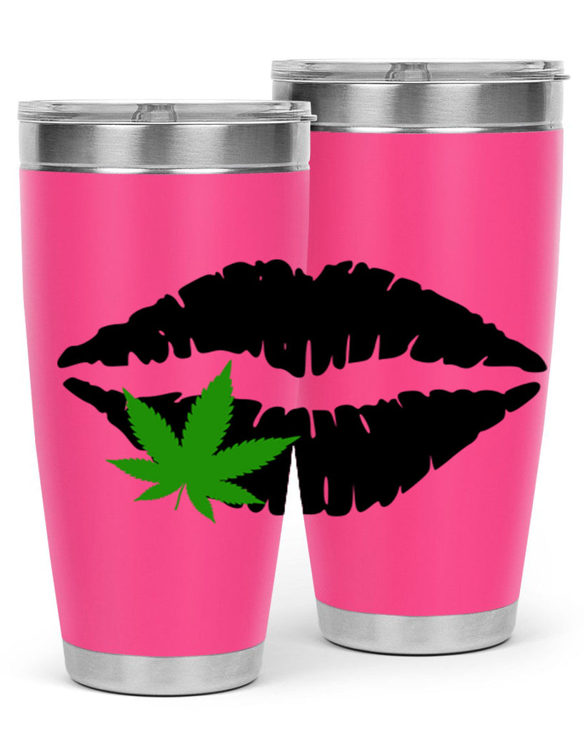 cannabis lips 47#- marijuana- Tumbler