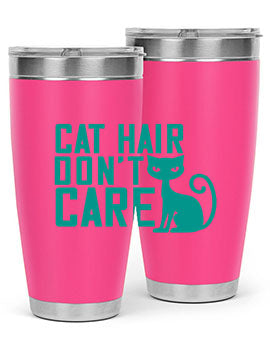 cat hair dont care Style 30#- cat- Tumbler