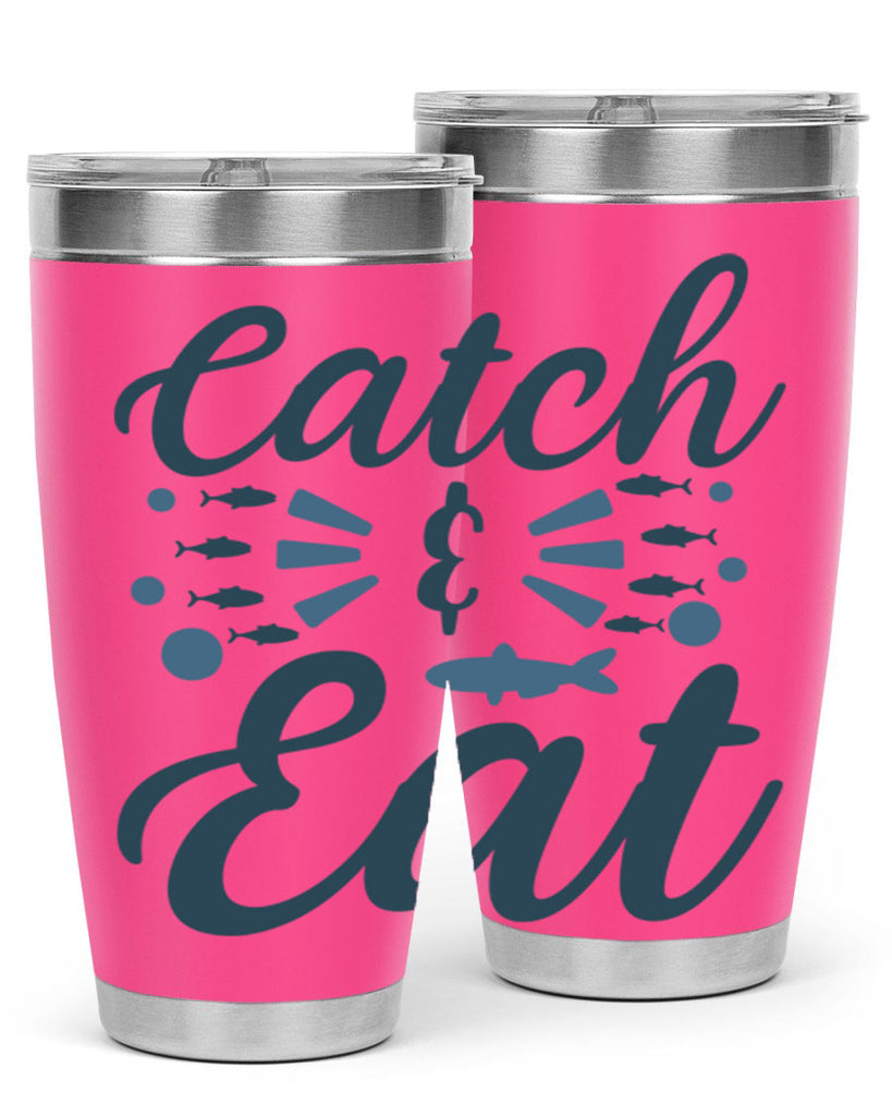 catch eat 173#- fishing- Tumbler