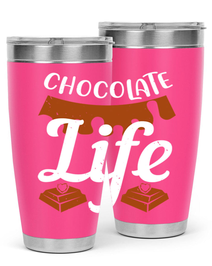 chocolate life 45#- chocolate- Tumbler