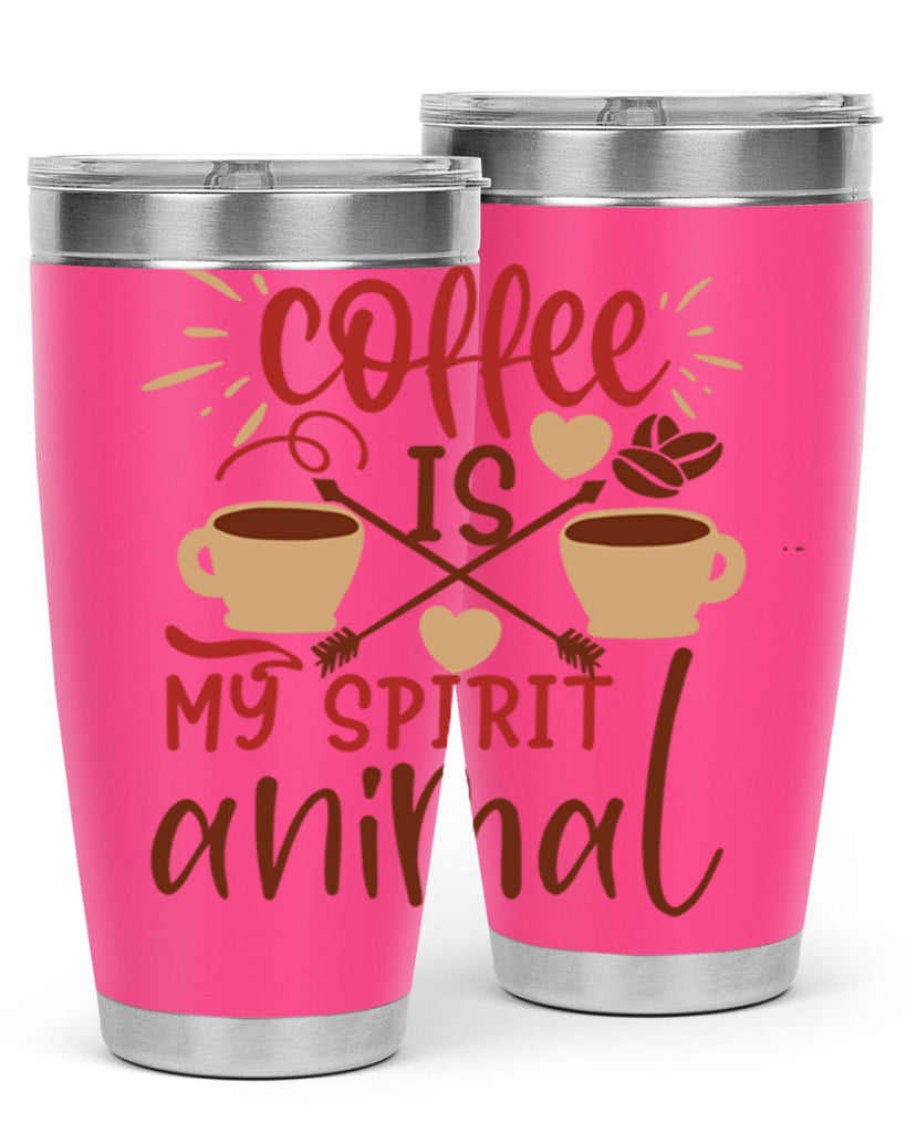 coffee is my spirit animal 217#- coffee- Tumbler