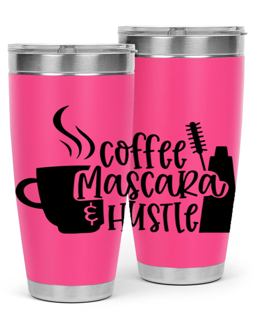 coffee mascara hustle 145#- coffee- Tumbler