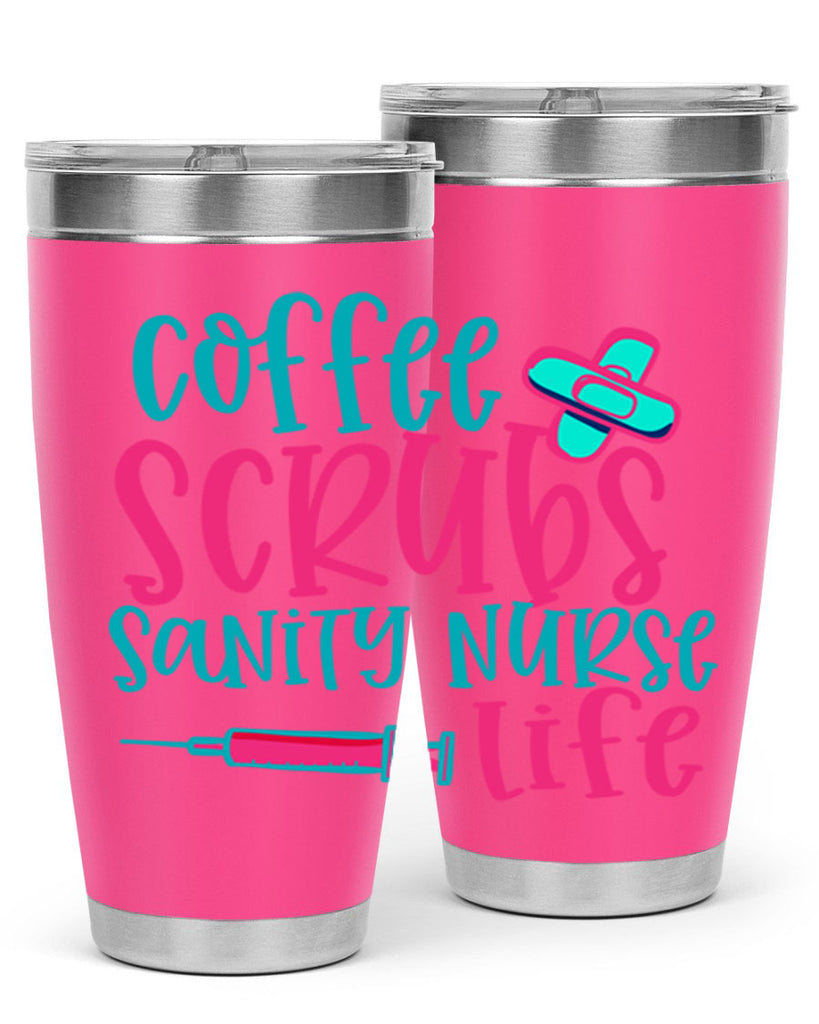 coffee scrubs sanity nurse life Style Style 207#- nurse- tumbler