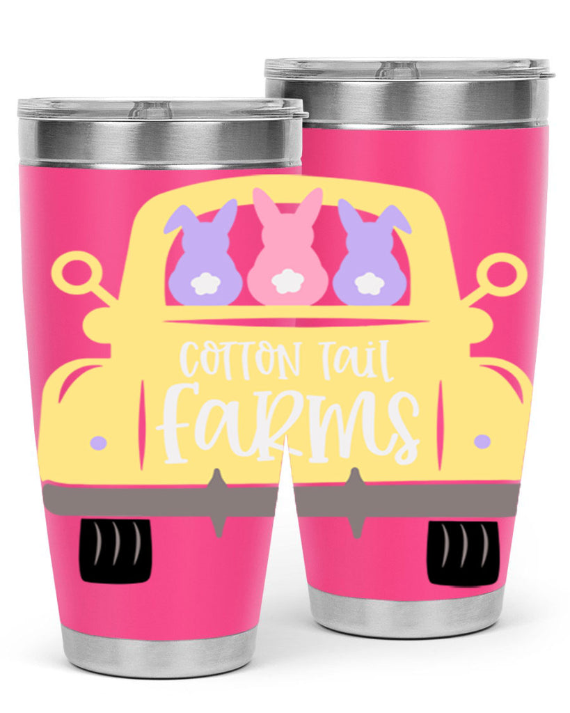 cotton tail farms 62#- easter- Tumbler