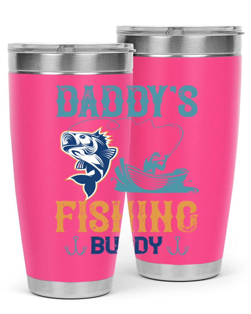 daddy’s fishing buddy 166#- fishing- Tumbler