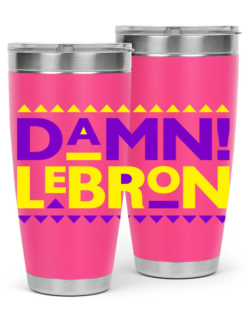 damn lebron 177#- black words phrases- Cotton Tank