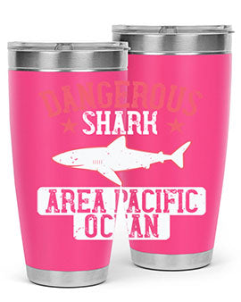 dangerous shark area pacific ocean Style 92#- shark  fish- Tumbler