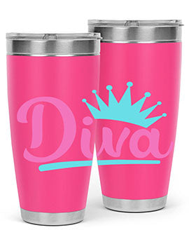 diva Style 121#- dog- Tumbler