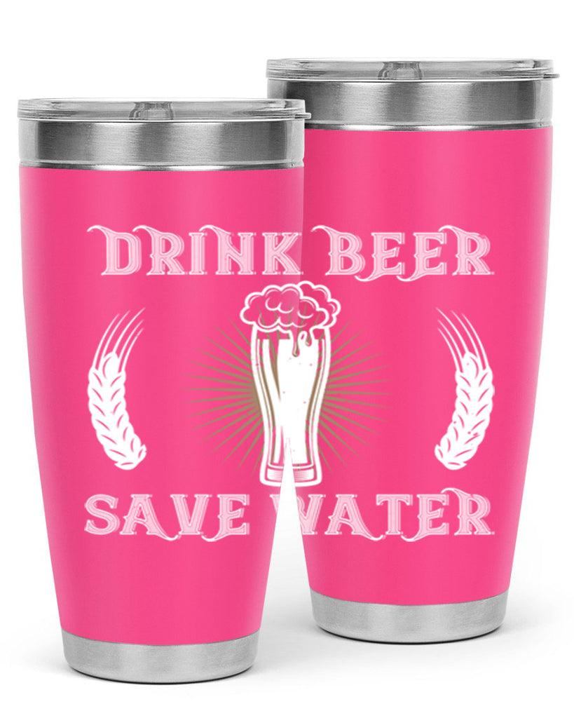 drink beer save water 93#- beer- Tumbler