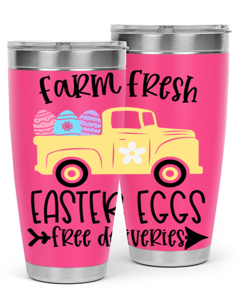 farm fresh easter eggs 46#- easter- Tumbler