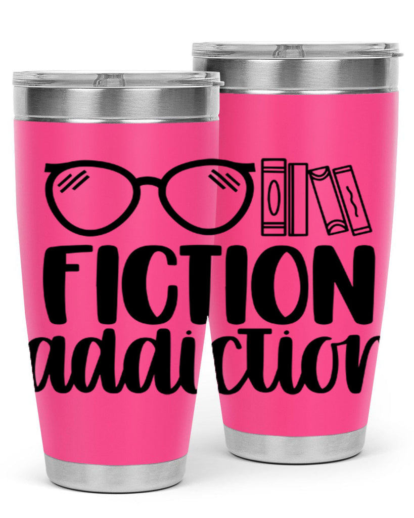 fiction addiction 40#- reading- Tumbler