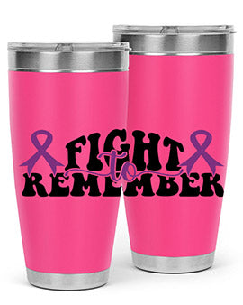 fight to remember 144#- alzheimers- Tumbler