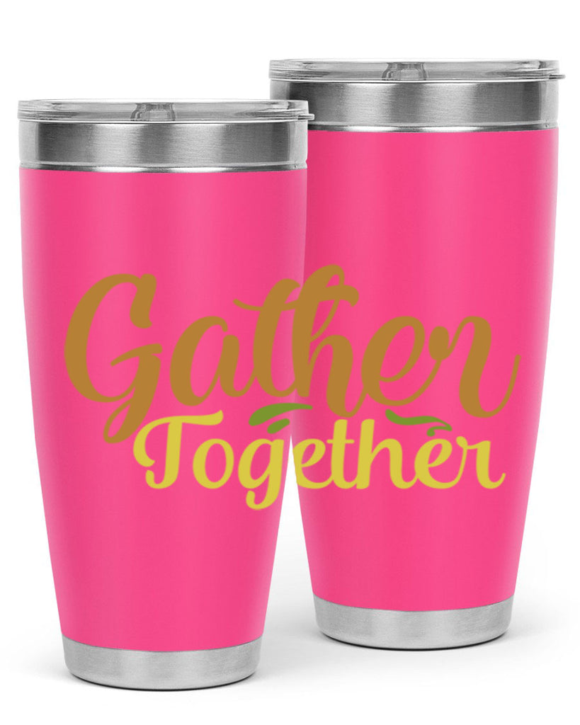 gather together 61#- thanksgiving- Tumbler