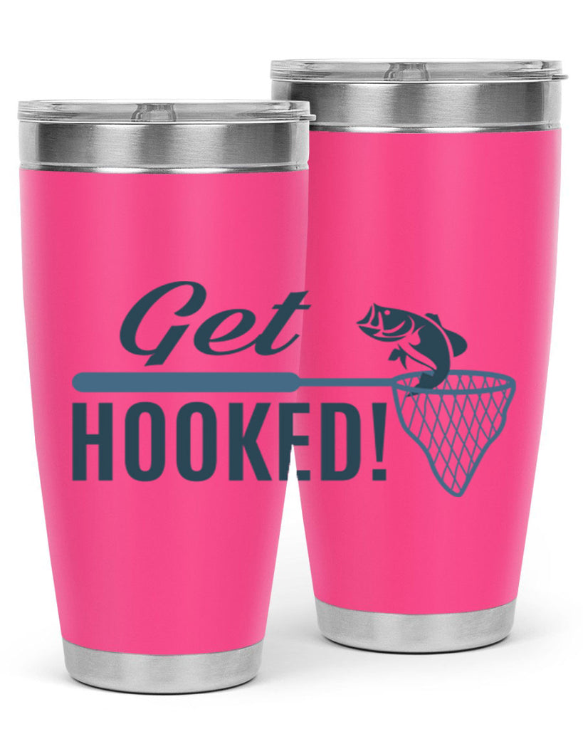 get hooked 133#- fishing- Tumbler