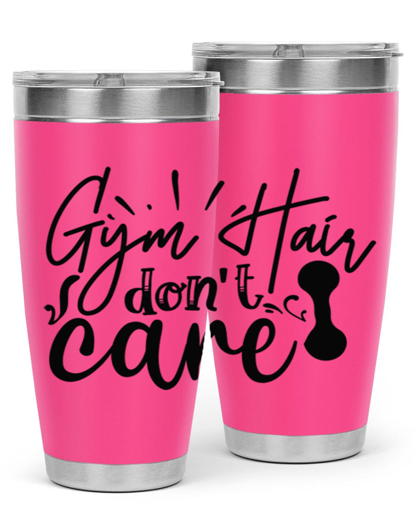 gym hair dont care 43#- gym- Tumbler