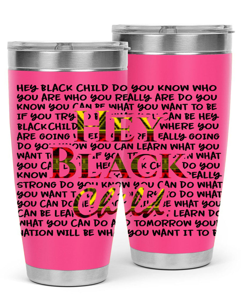 hey black child 128#- black words phrases- Cotton Tank