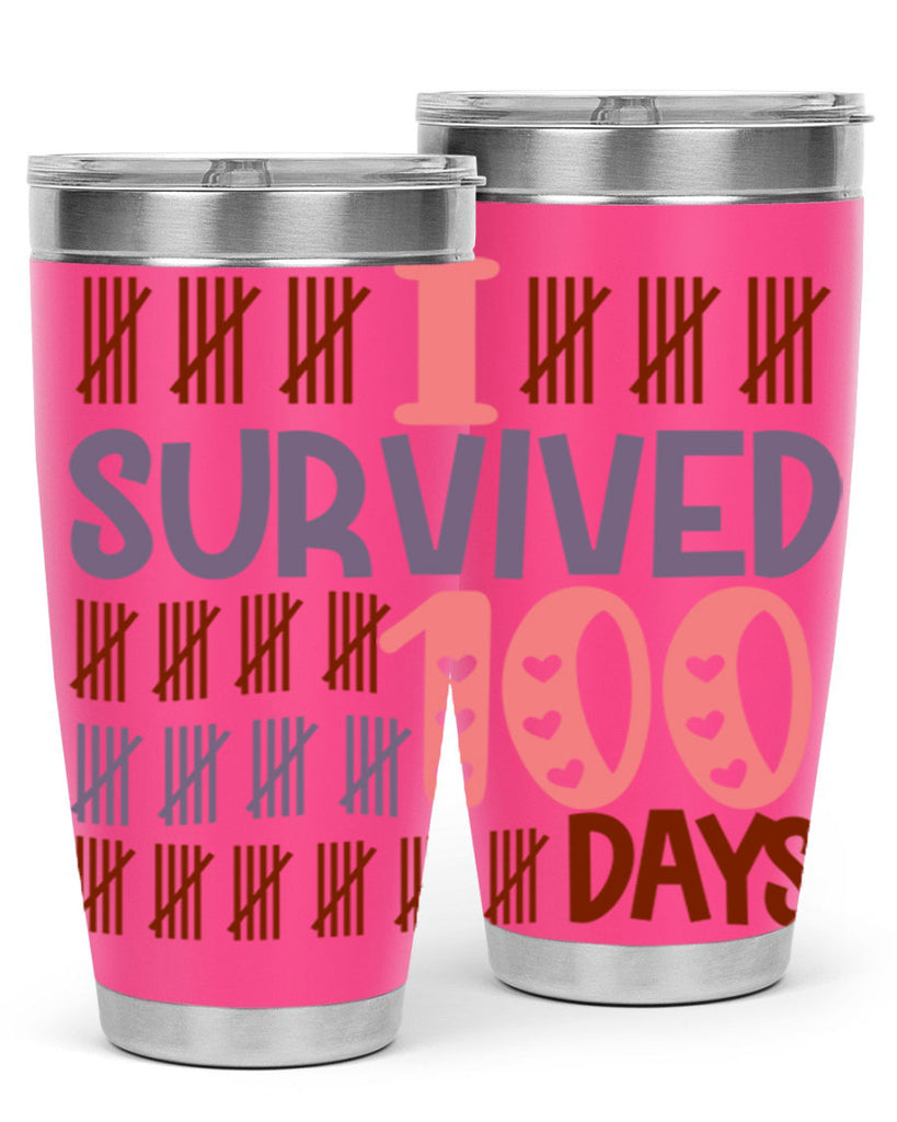 i survived 100 days 13#- 100 days of school- Tumbler