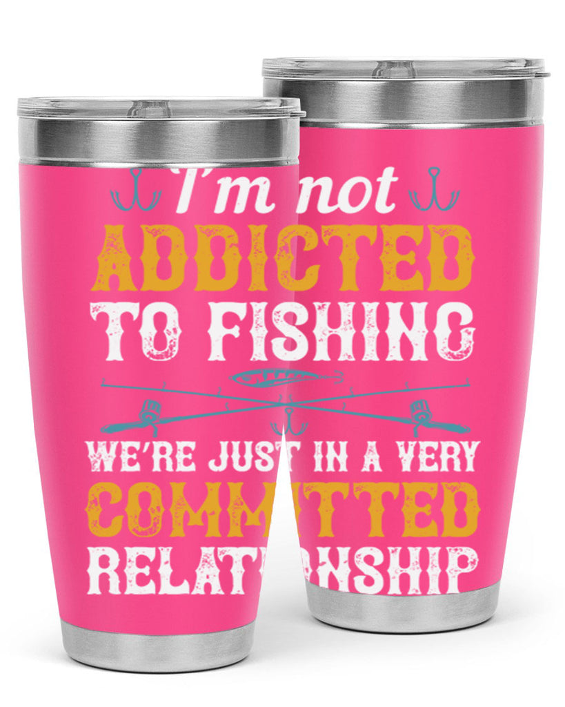 i’m not addicted to fishing 75#- fishing- Tumbler