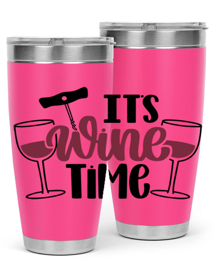 its wine time 46#- wine- Tumbler