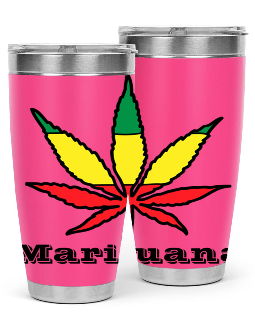 jamican cannabis 164#- marijuana- Tumbler