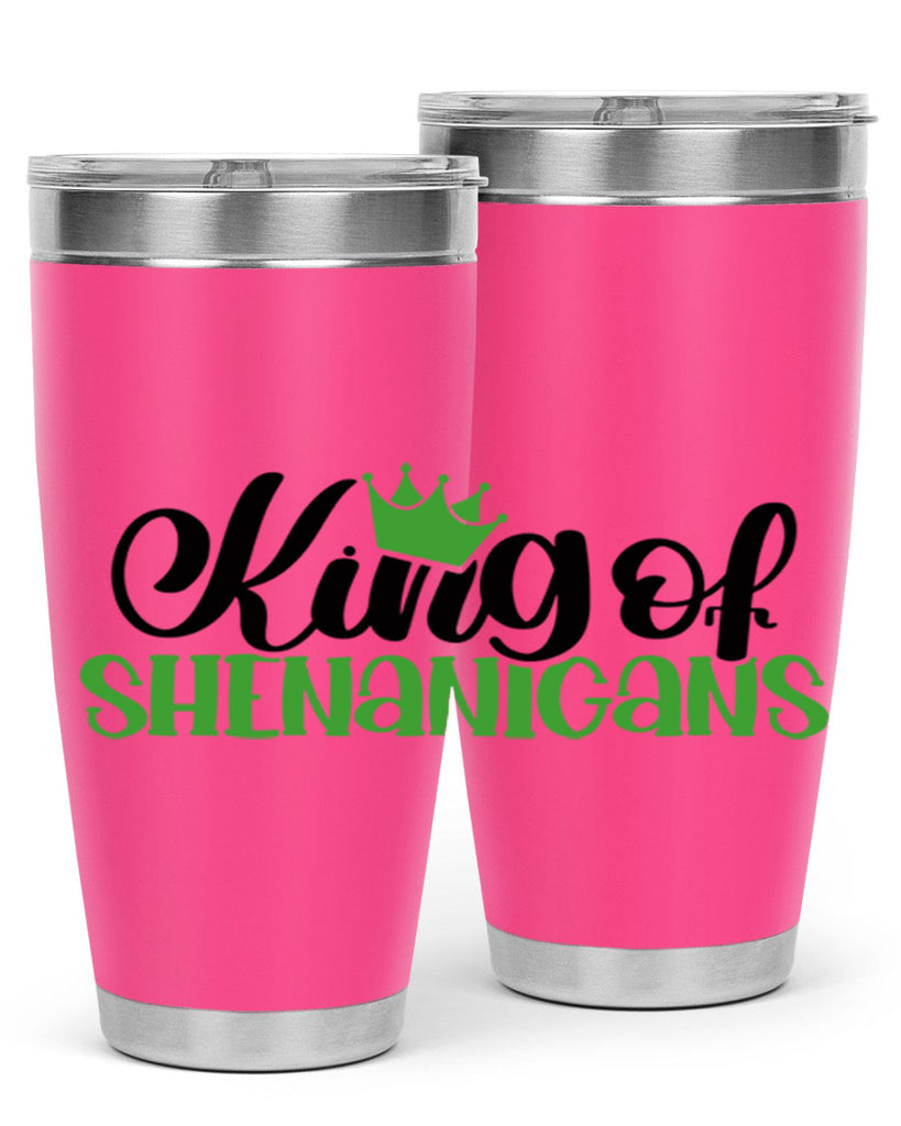 king Of Shenanigans Style 74#- St Patricks Day- Tumbler