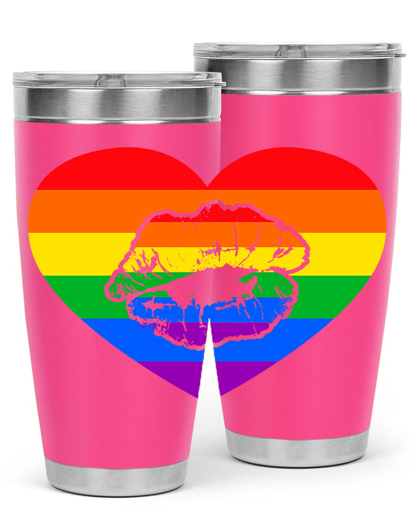 lgbt rainbow cool lip lgbt 96#- lgbt- Tumbler